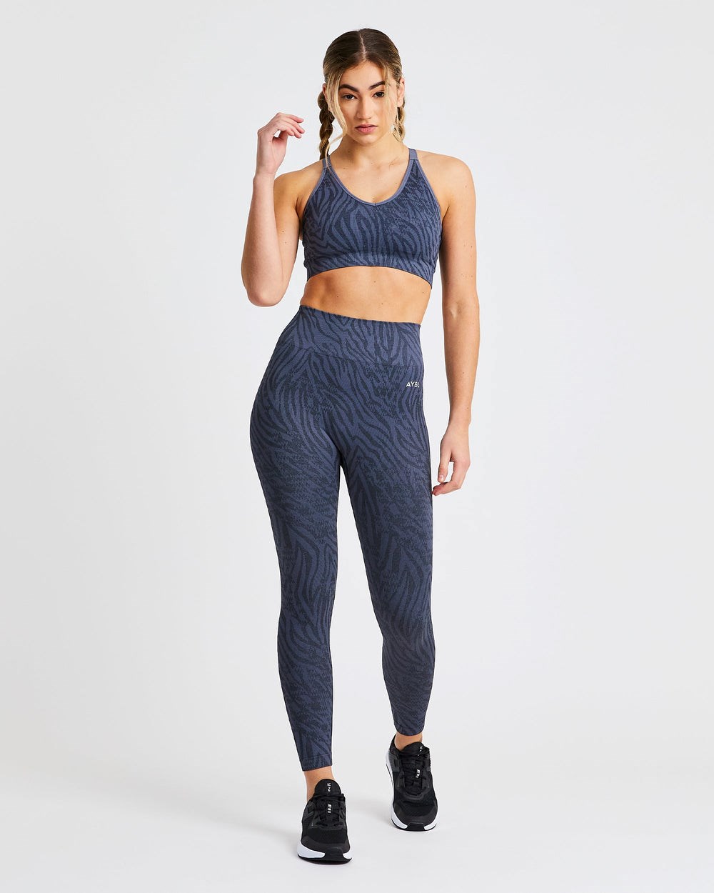 AYBL Evolve Animal Seamless Leggings Azules | YZMTX3148