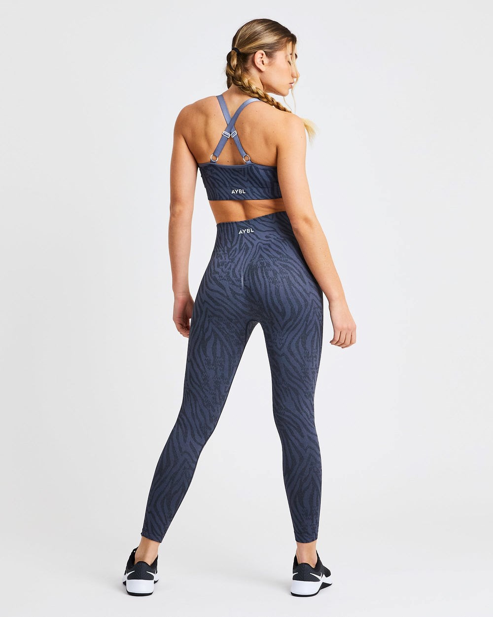 AYBL Evolve Animal Seamless Leggings Azules | YZMTX3148