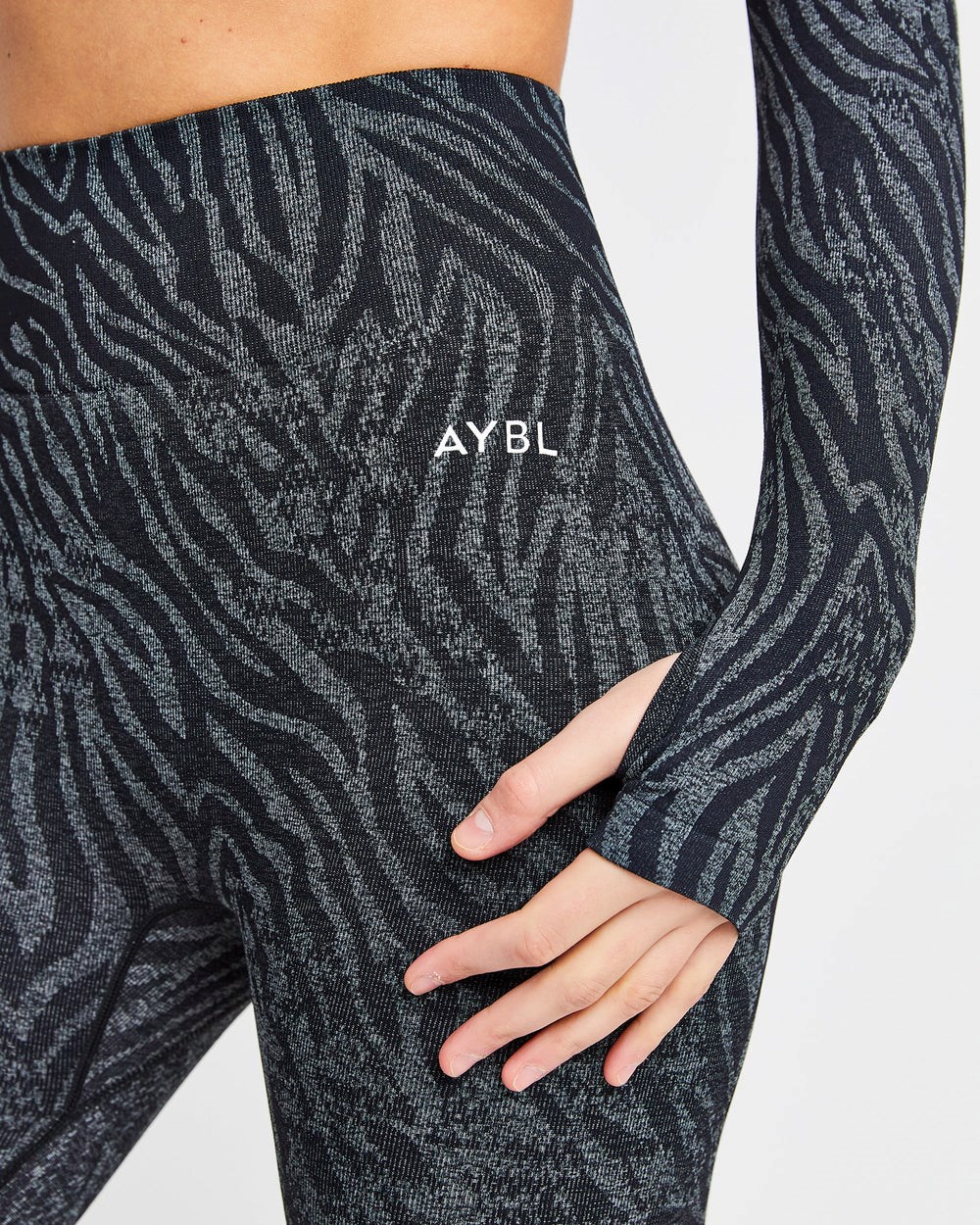 AYBL Evolve Animal Seamless Leggings Negras | OGNIZ2736