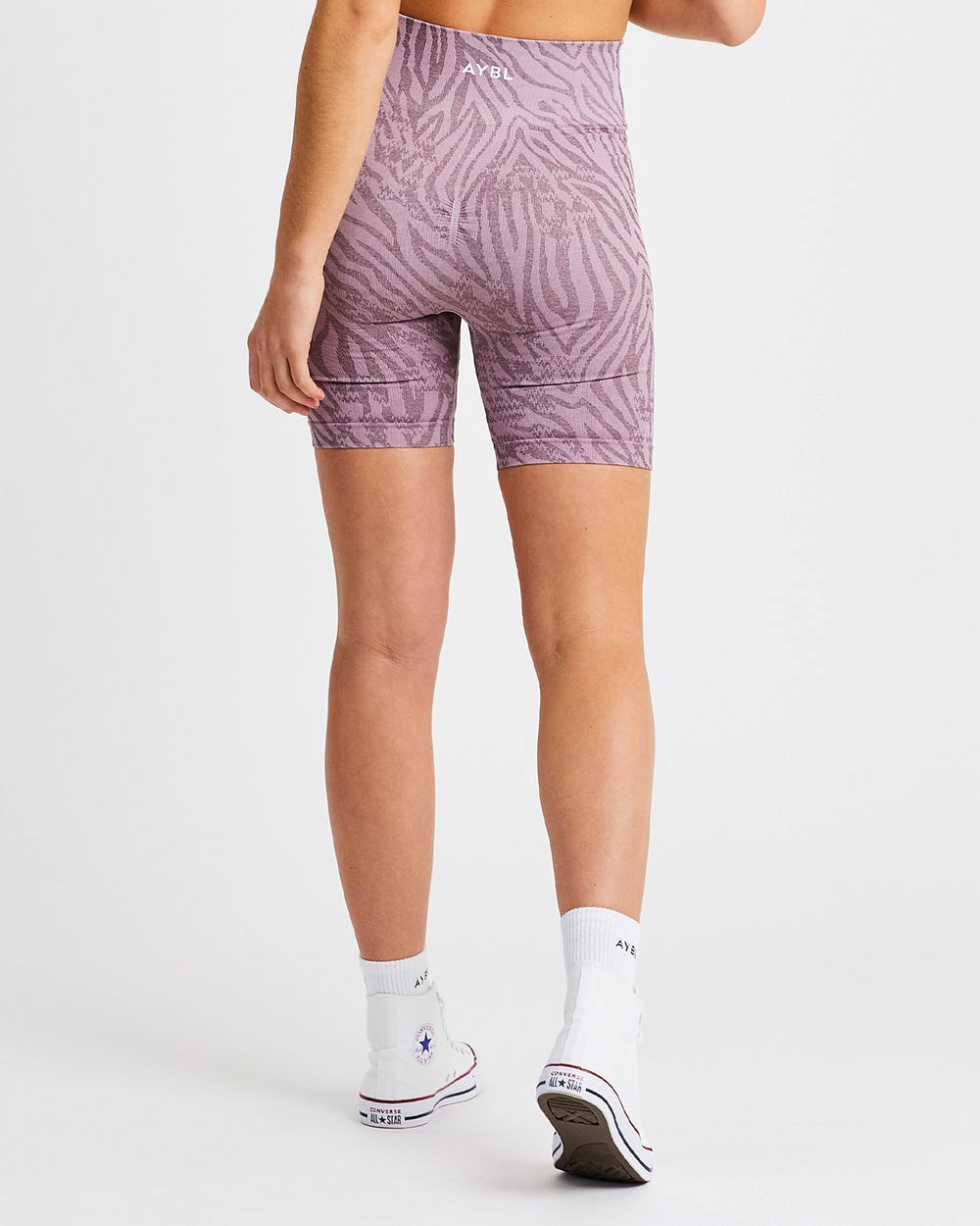 AYBL Evolve Animal Seamless Shorts Mauve Lilac | DSAXG3520