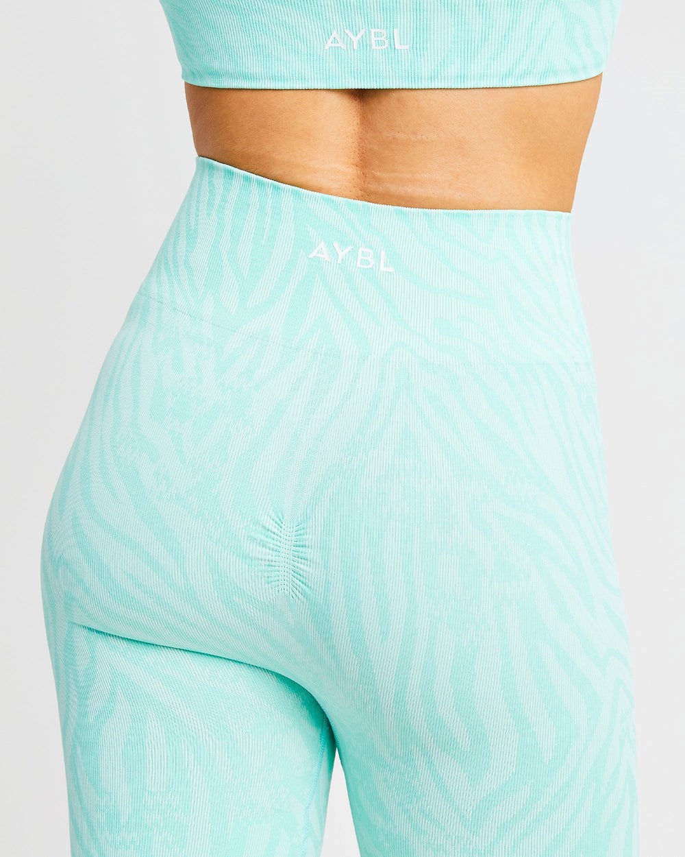 AYBL Evolve Animal Seamless Shorts Verde Menta Verde | QPHXJ8703