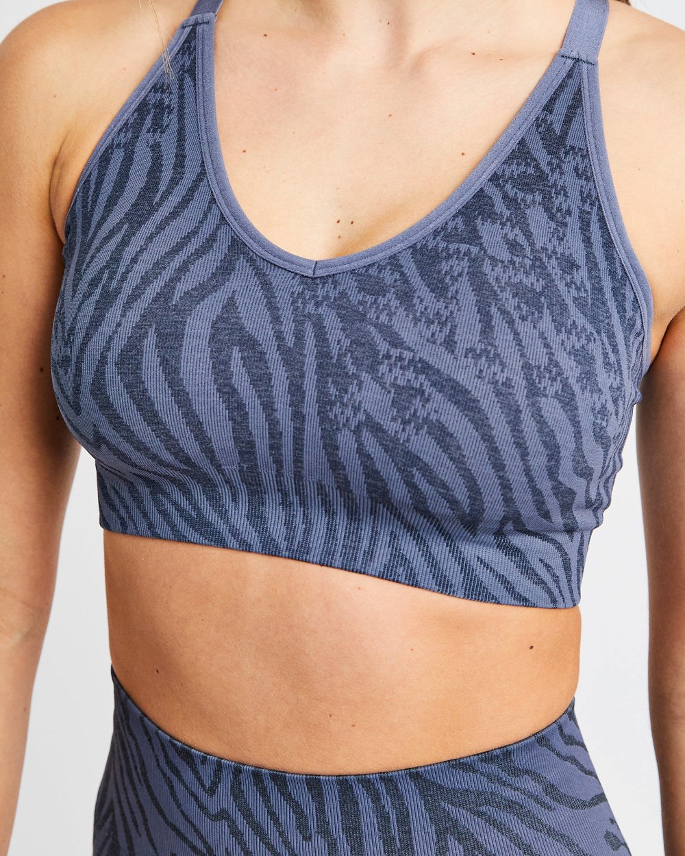 AYBL Evolve Animal Seamless Sports Bra Azules | BFLPN2863