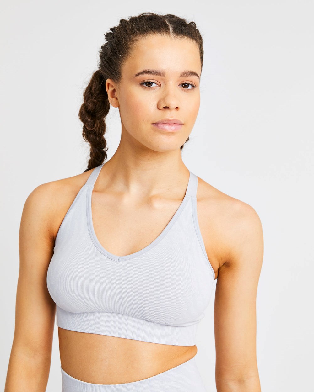 AYBL Evolve Animal Seamless Sports Bra Gris Claro | ISUTQ3892