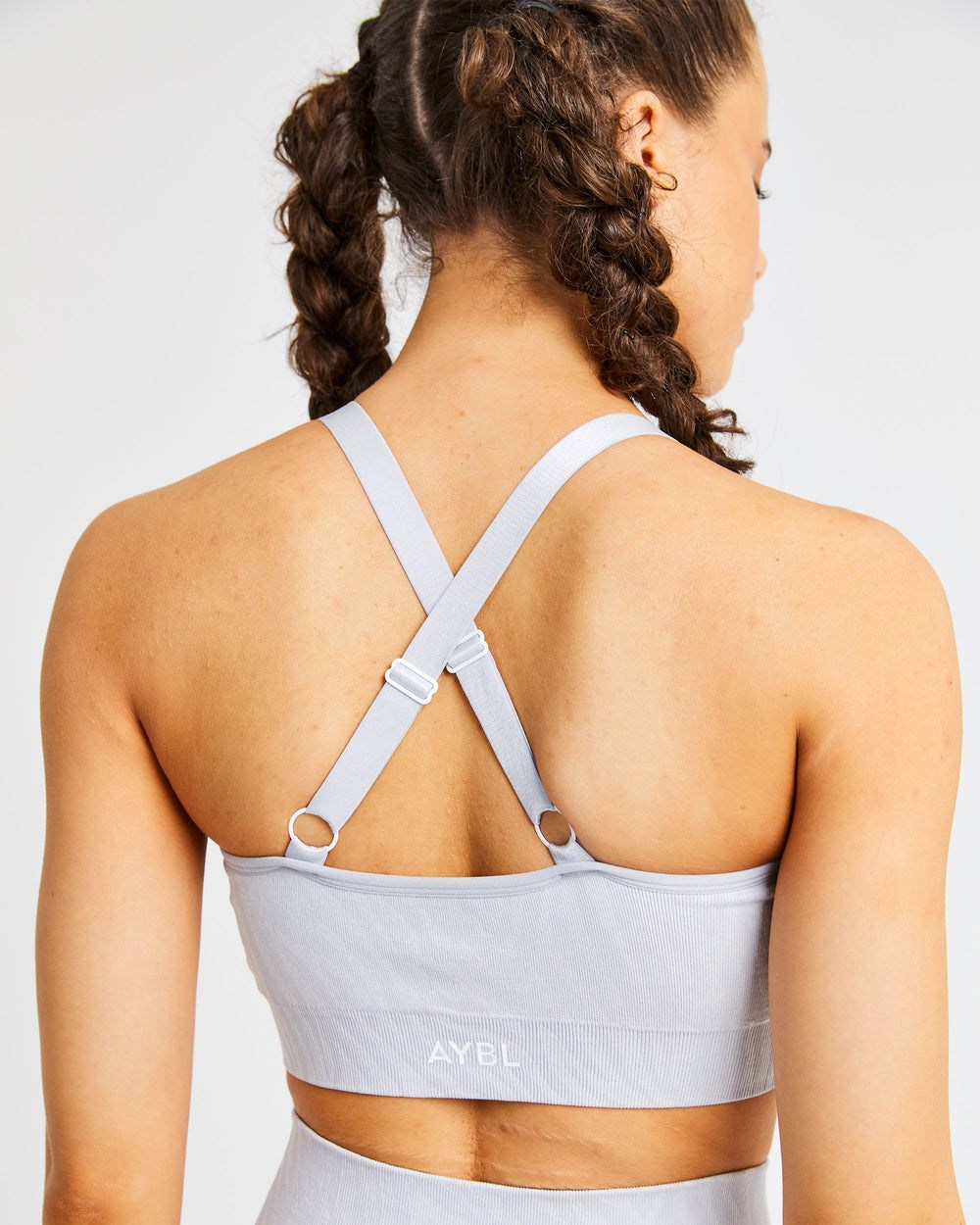 AYBL Evolve Animal Seamless Sports Bra Gris Claro | ISUTQ3892