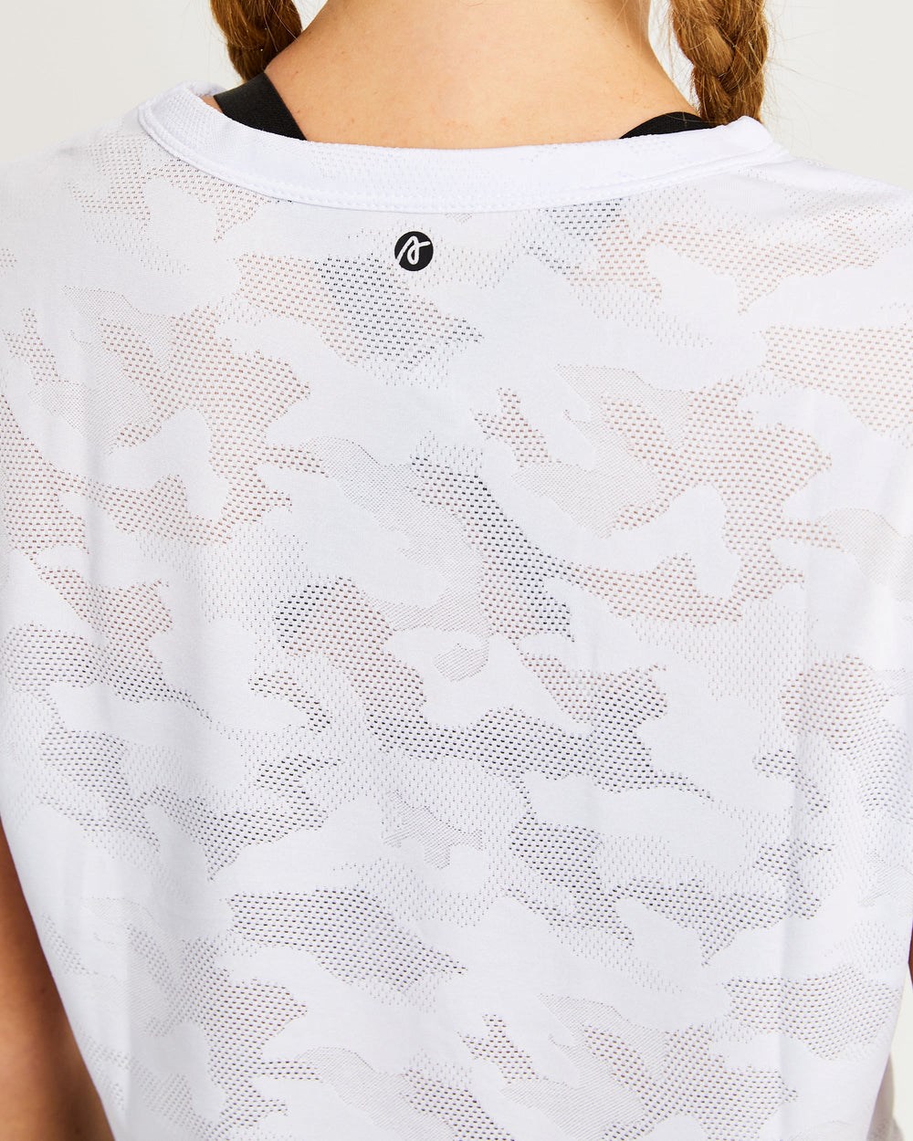 AYBL Evolve Camo Crop T Shirt Blancas | CSVFU4379