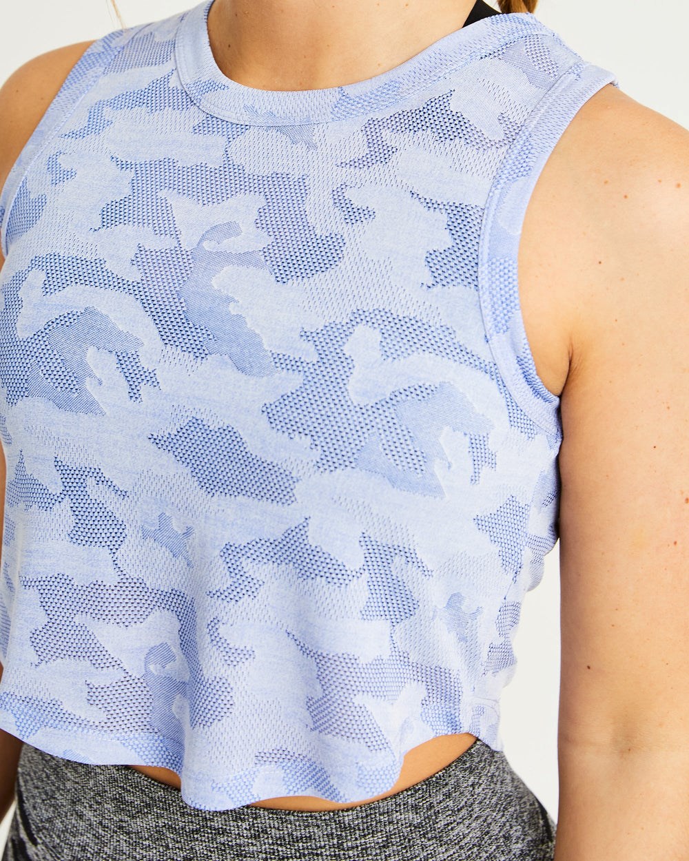 AYBL Evolve Camo Crop Vest Azules | GFBKA6913