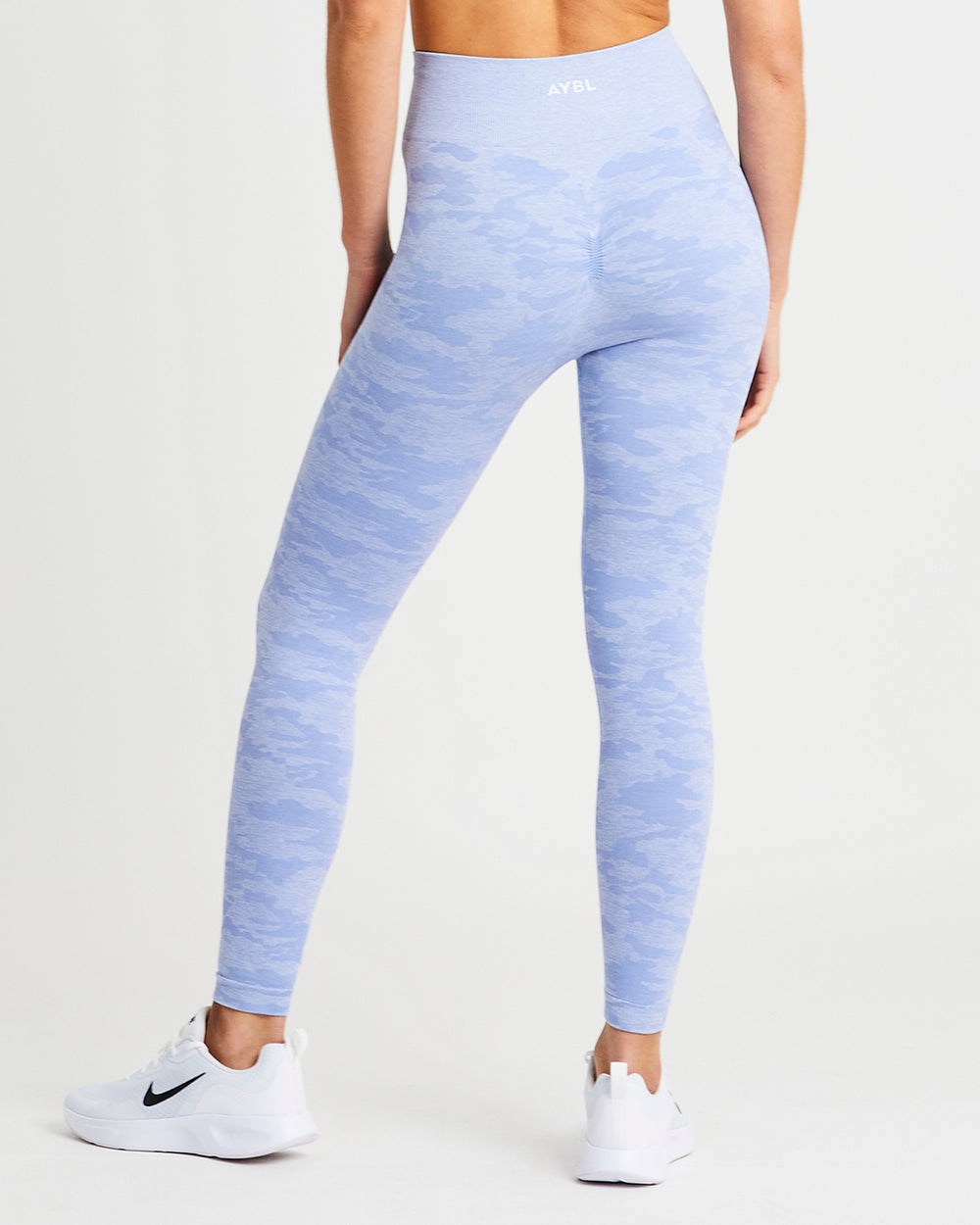 AYBL Evolve Camo Seamless Leggings Azules | GZNYL7489