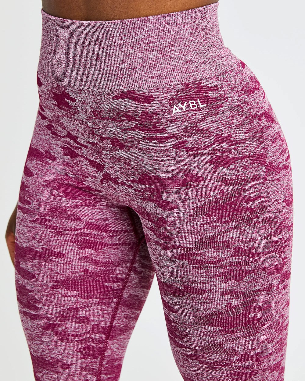 AYBL Evolve Camo Seamless Leggings Burdeos | NCXHJ3742