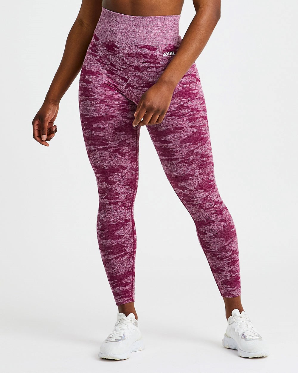 AYBL Evolve Camo Seamless Leggings Burdeos | NCXHJ3742