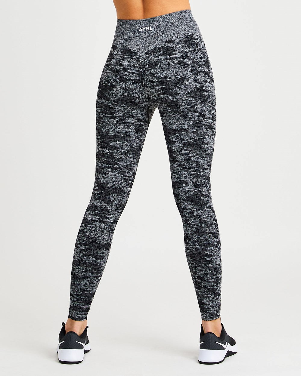 AYBL Evolve Camo Seamless Leggings Negras | GIZEY0385