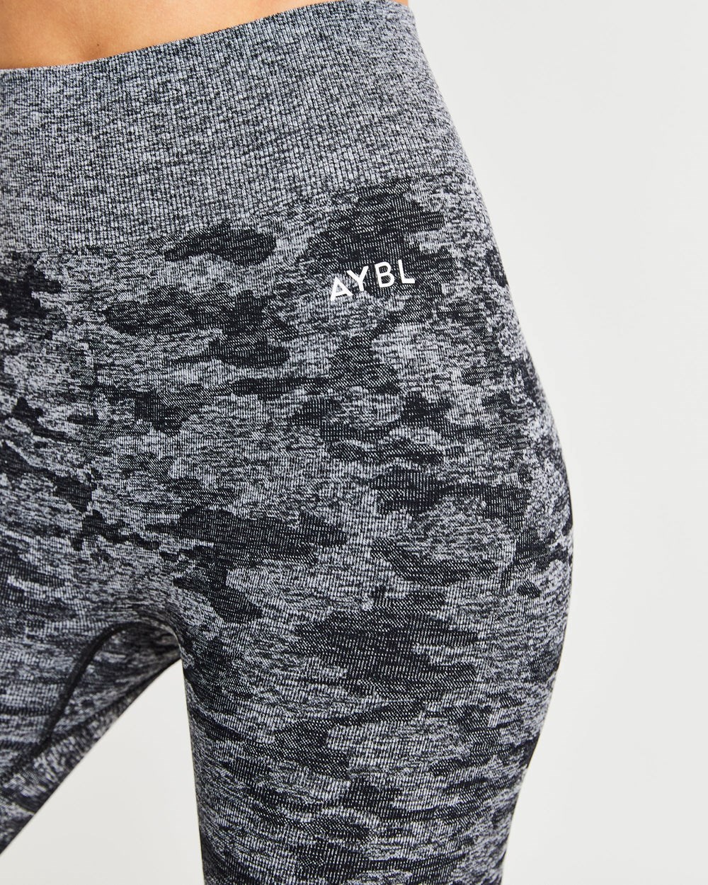 AYBL Evolve Camo Seamless Leggings Negras | GIZEY0385