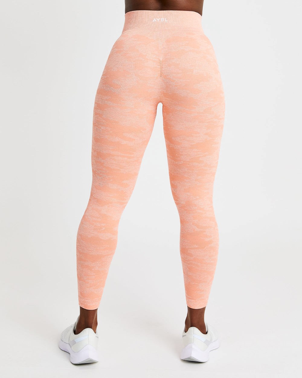 AYBL Evolve Camo Seamless Leggings Peach | EWMYD3128