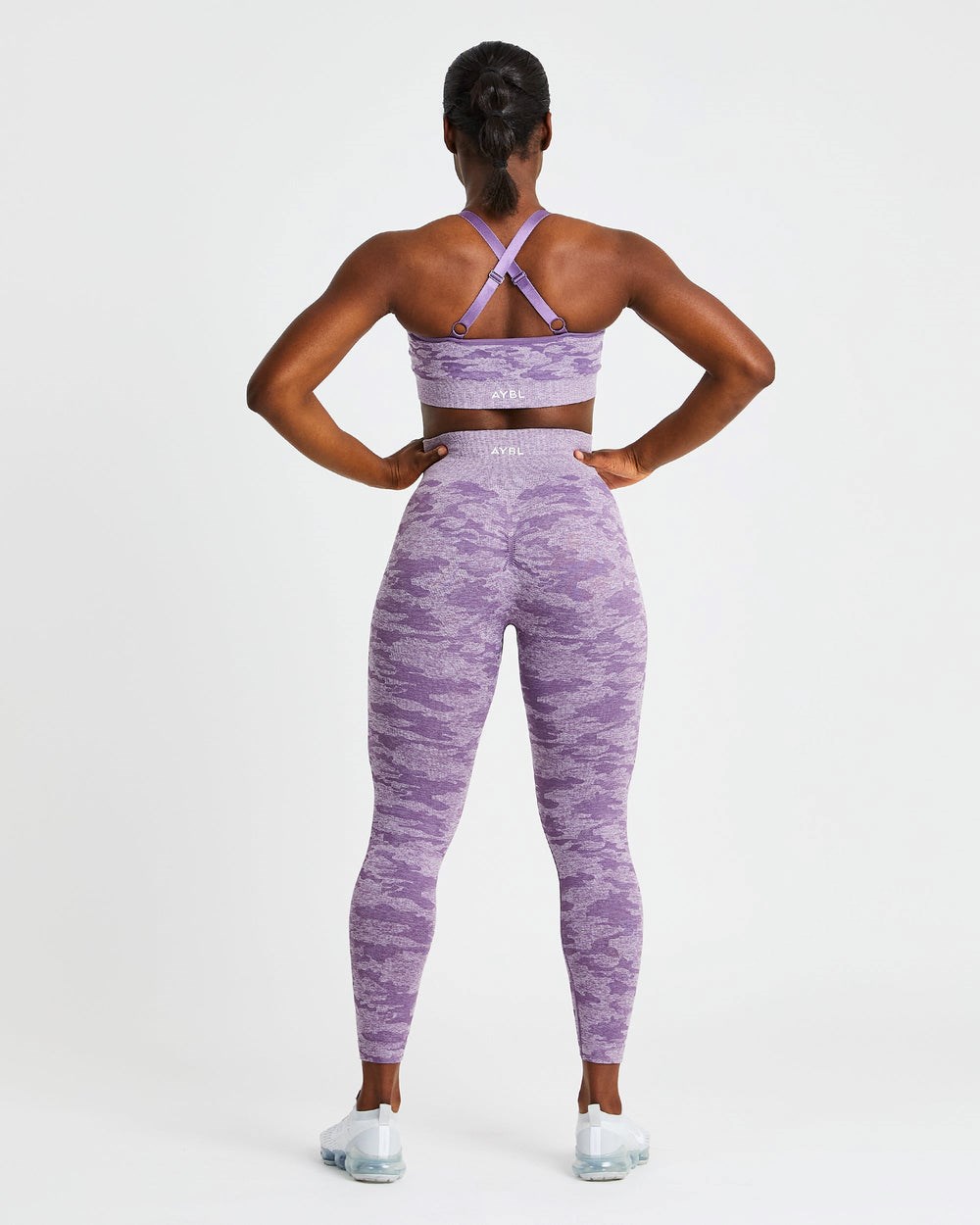 AYBL Evolve Camo Seamless Leggings Plum | QINJK5163