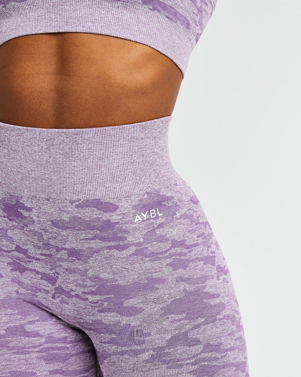 AYBL Evolve Camo Seamless Leggings Plum | QINJK5163