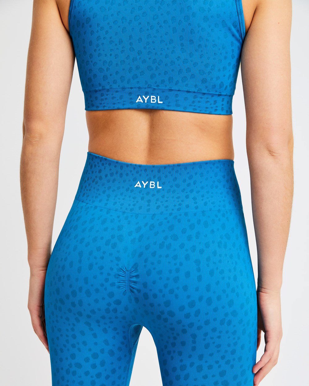 AYBL Evolve Speckle Seamless Crop Vest Azules | WUJRN1530