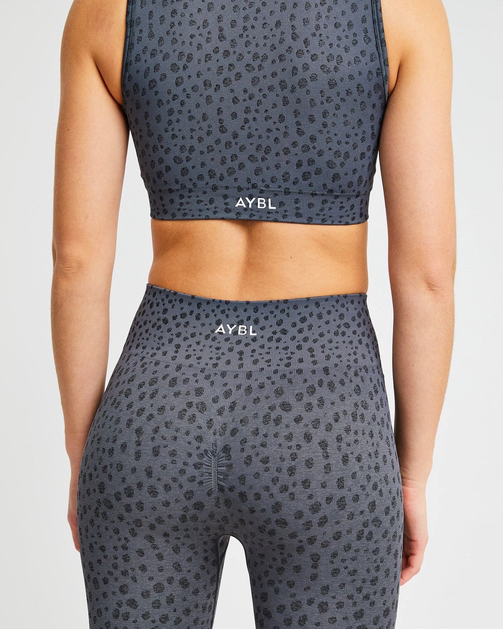 AYBL Evolve Speckle Seamless Leggings Charcoal | SGOMV5346