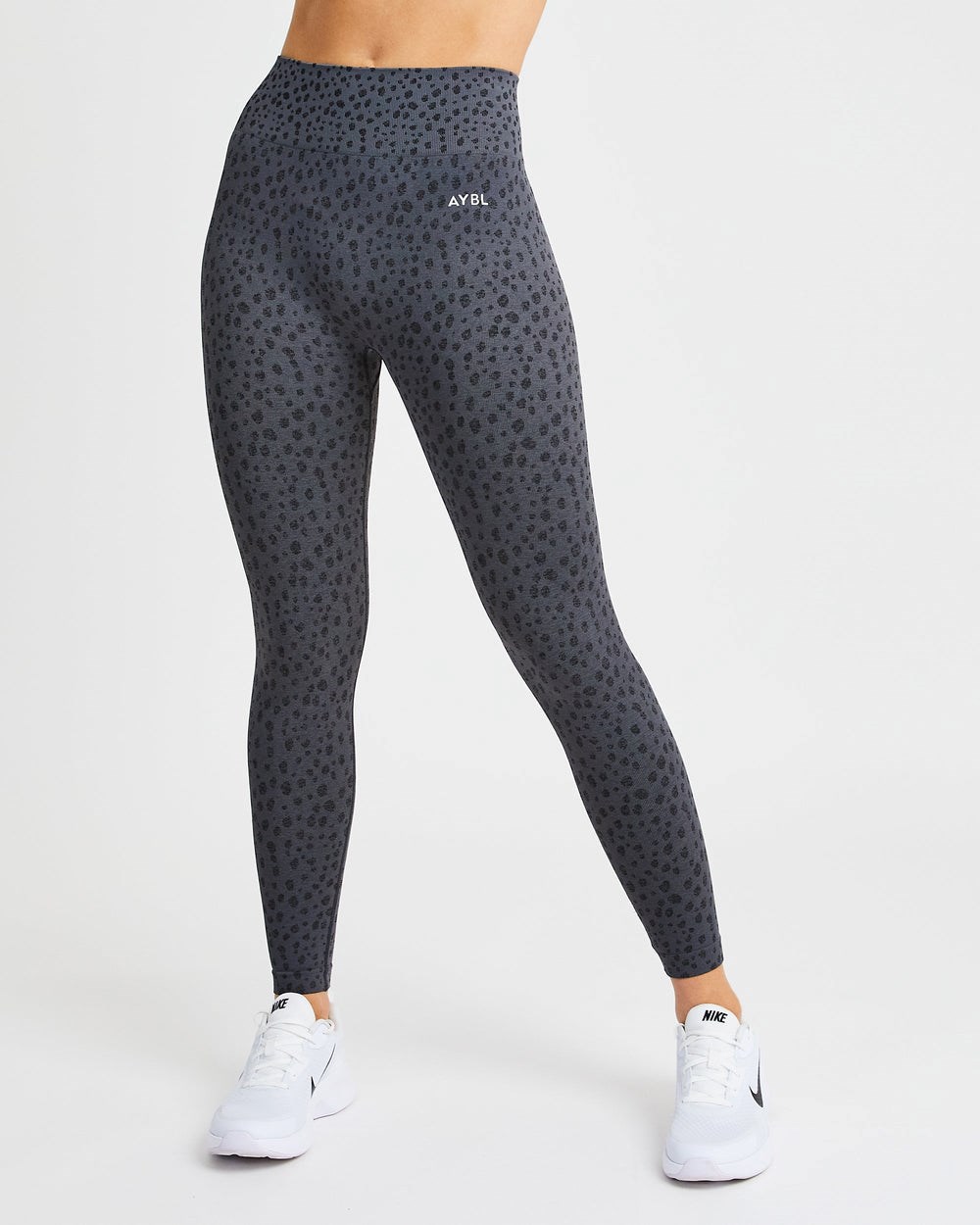 AYBL Evolve Speckle Seamless Leggings Charcoal | SGOMV5346