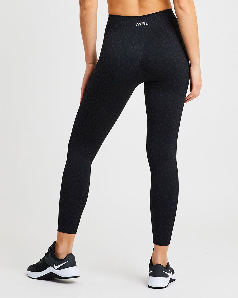 AYBL Evolve Speckle Seamless Leggings Negras | QHVKD6410