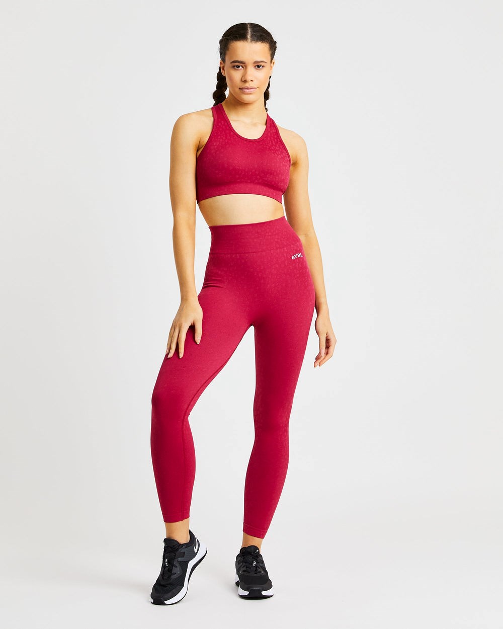 AYBL Evolve Speckle Seamless Leggings Raspberry | YKRNW1207