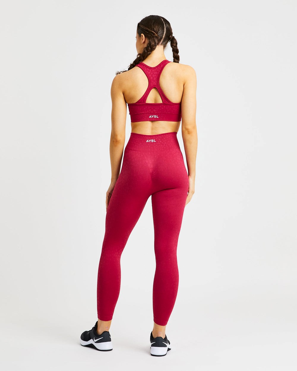 AYBL Evolve Speckle Seamless Leggings Raspberry | YKRNW1207