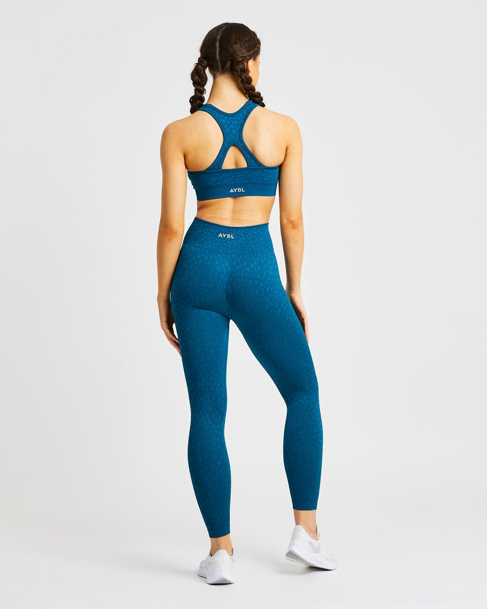 AYBL Evolve Speckle Seamless Leggings Teal | LDOGQ1263