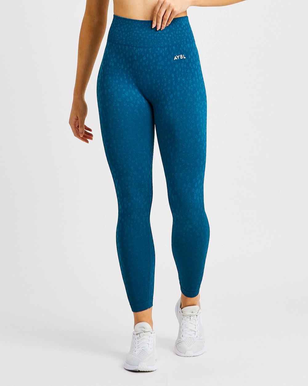 AYBL Evolve Speckle Seamless Leggings Teal | LDOGQ1263