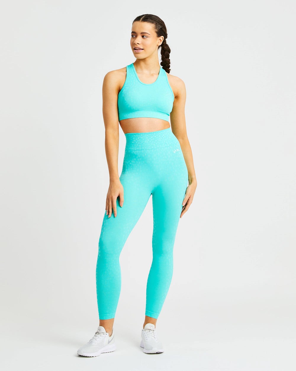 AYBL Evolve Speckle Seamless Leggings Verde | HLBMO0698