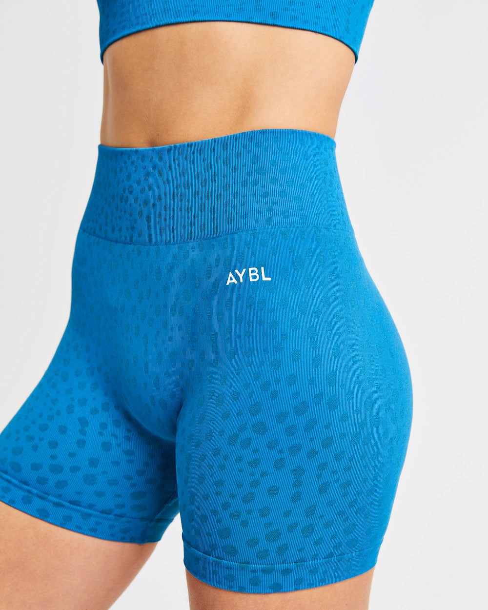 AYBL Evolve Speckle Seamless Shorts Azules | ZJETY4308