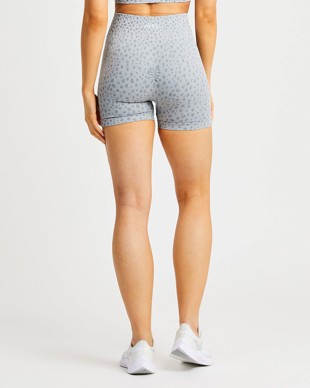 AYBL Evolve Speckle Seamless Shorts Gris Claro | ZNAGV7046