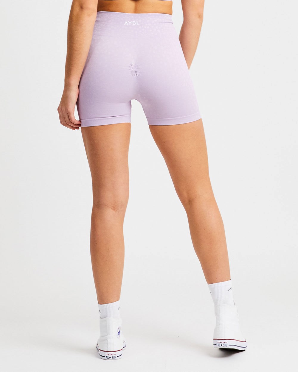 AYBL Evolve Speckle Seamless Shorts Lilac | MQOWX2963