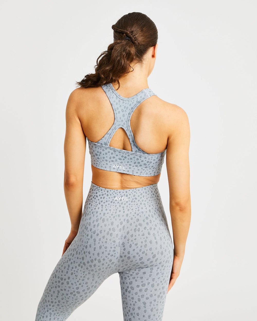 AYBL Evolve Speckle Seamless Sports Bra Gris Claro | NXVSU9154