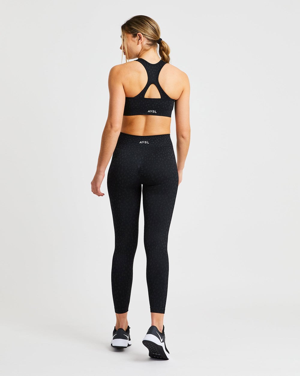 AYBL Evolve Speckle Seamless Sports Bra Negras | UNTVD7402