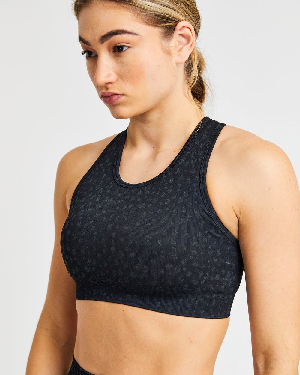 AYBL Evolve Speckle Seamless Sports Bra Negras | UNTVD7402