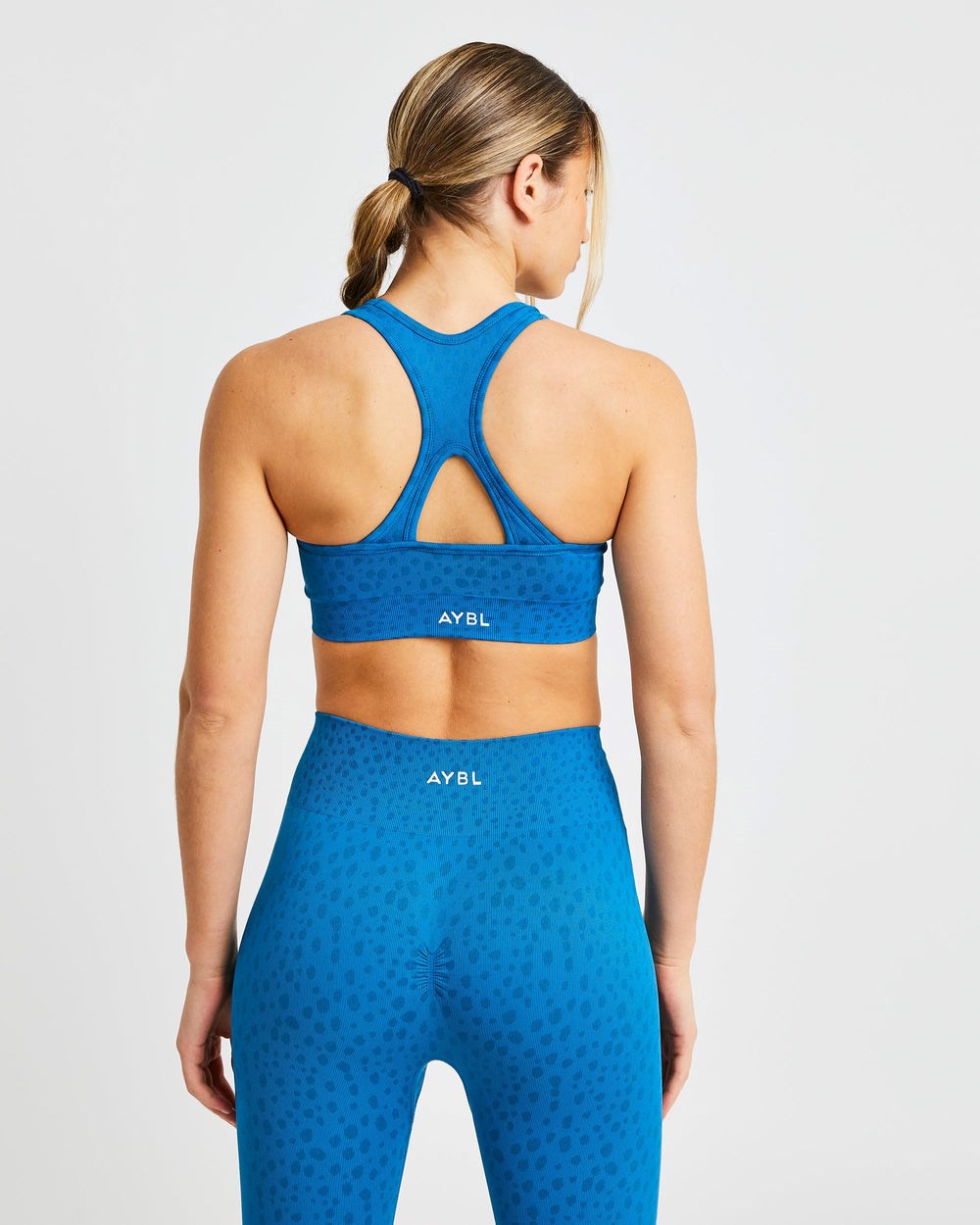 AYBL Evolve Speckle Seamless Sports Bra Azules | XEQKT8196