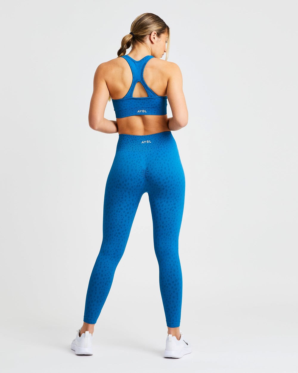 AYBL Evolve Speckle Seamless Sports Bra Azules | XEQKT8196