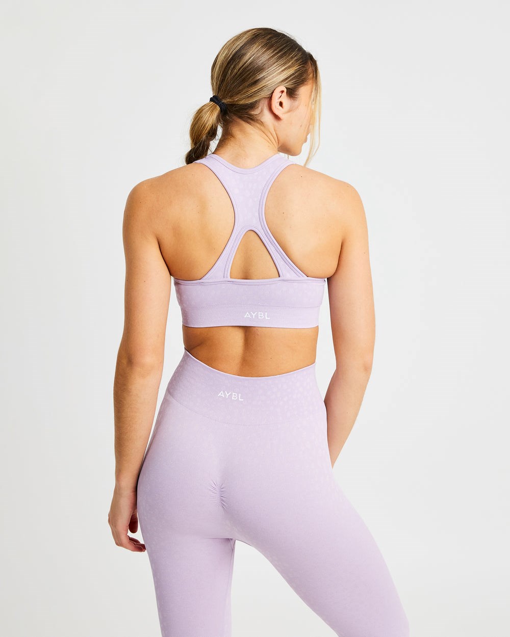 AYBL Evolve Speckle Seamless Sports Bra Lilac | ZKDPT2173