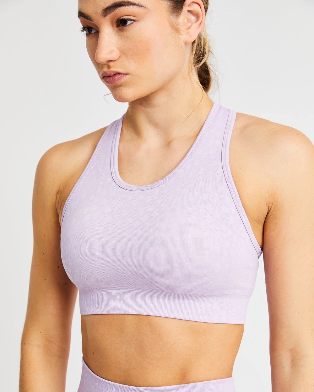 AYBL Evolve Speckle Seamless Sports Bra Lilac | ZKDPT2173