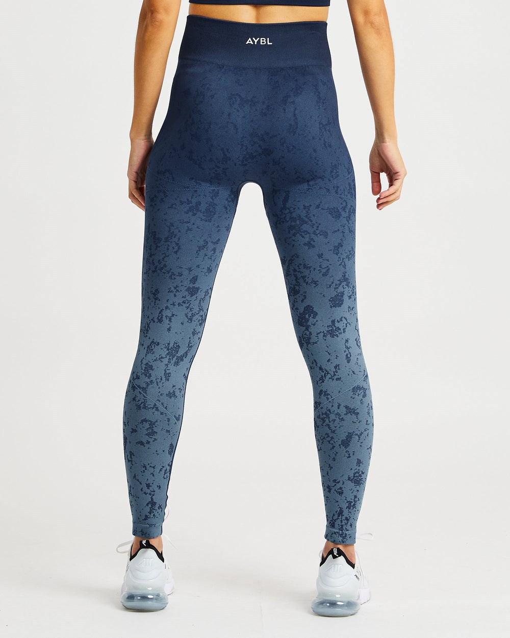 AYBL Flare Seamless Leggings Azules | GYSEO7412