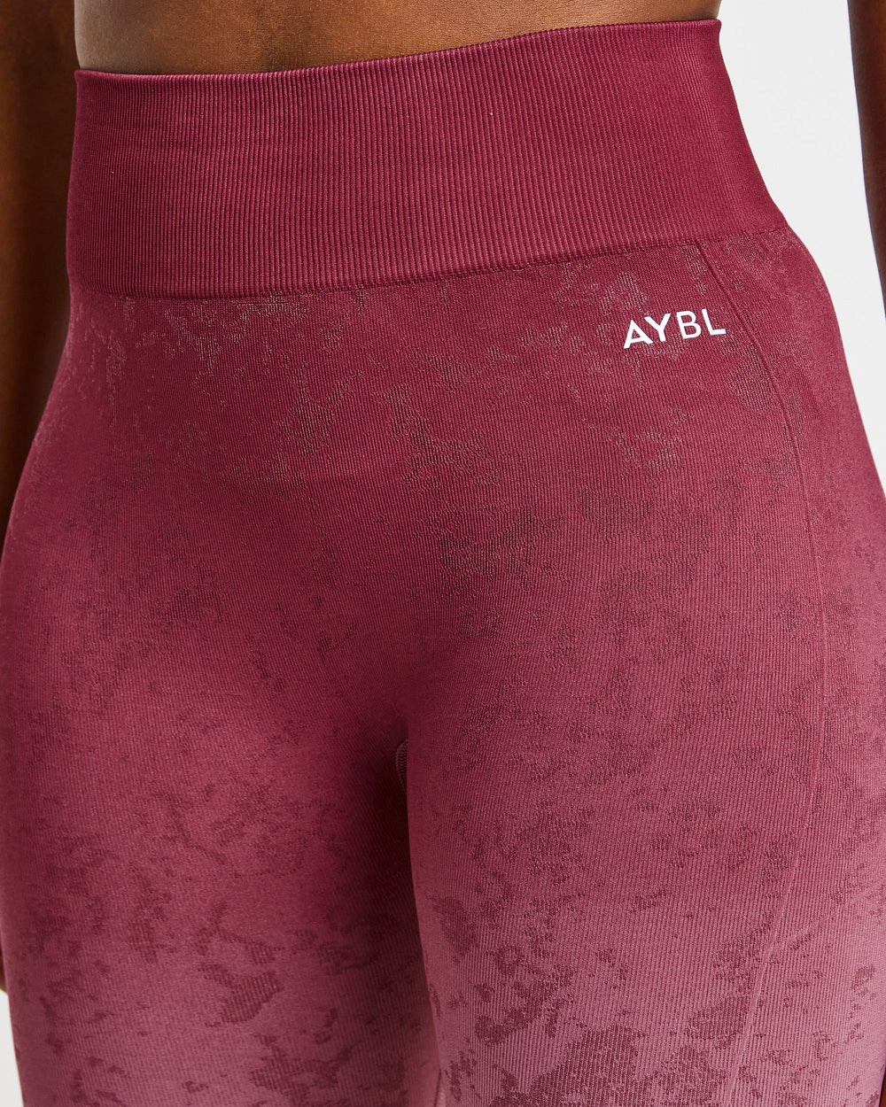 AYBL Flare Seamless Leggings Plum | ESDHY3859