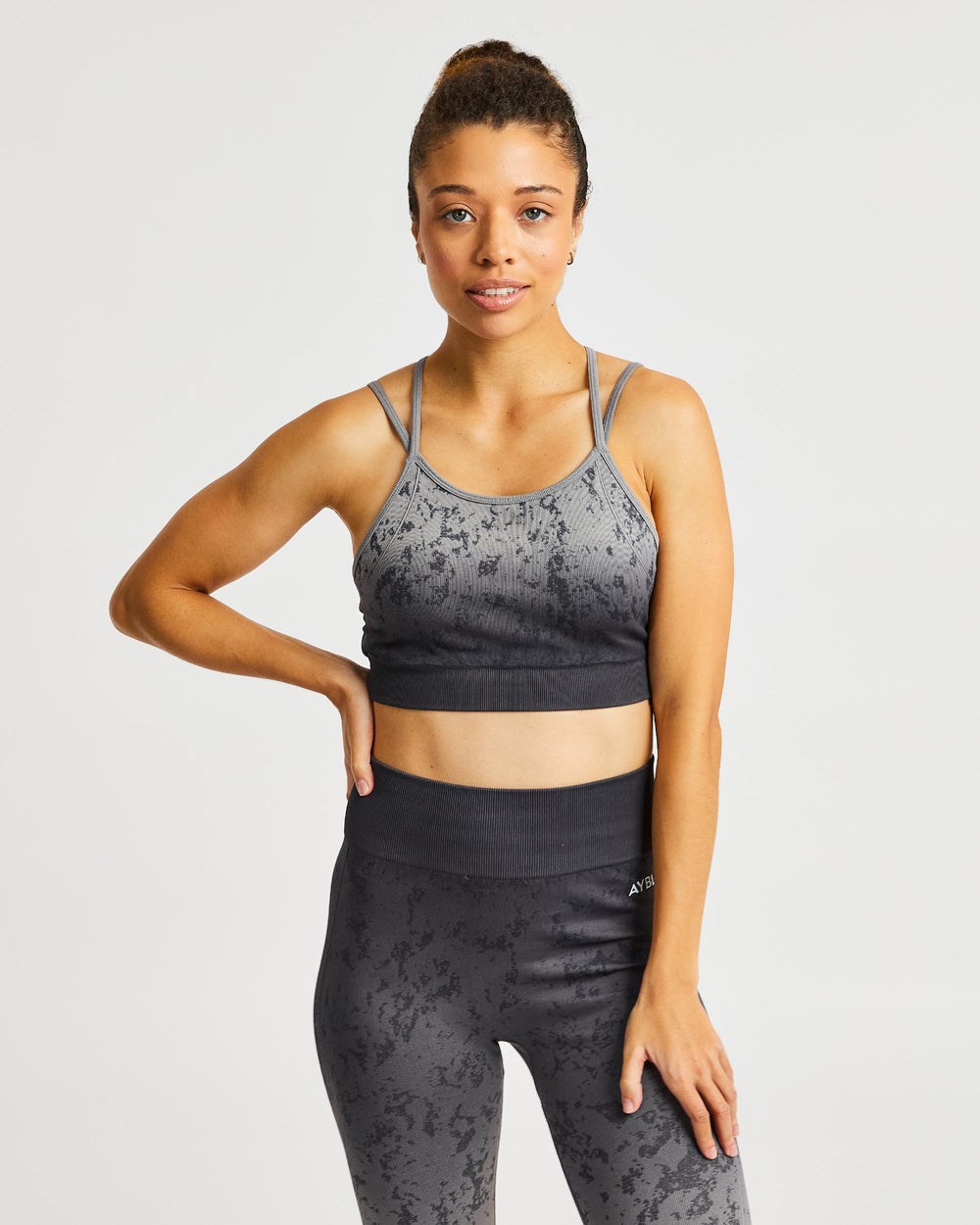 AYBL Flare Seamless Sports Bra Gris | MCEGV0163