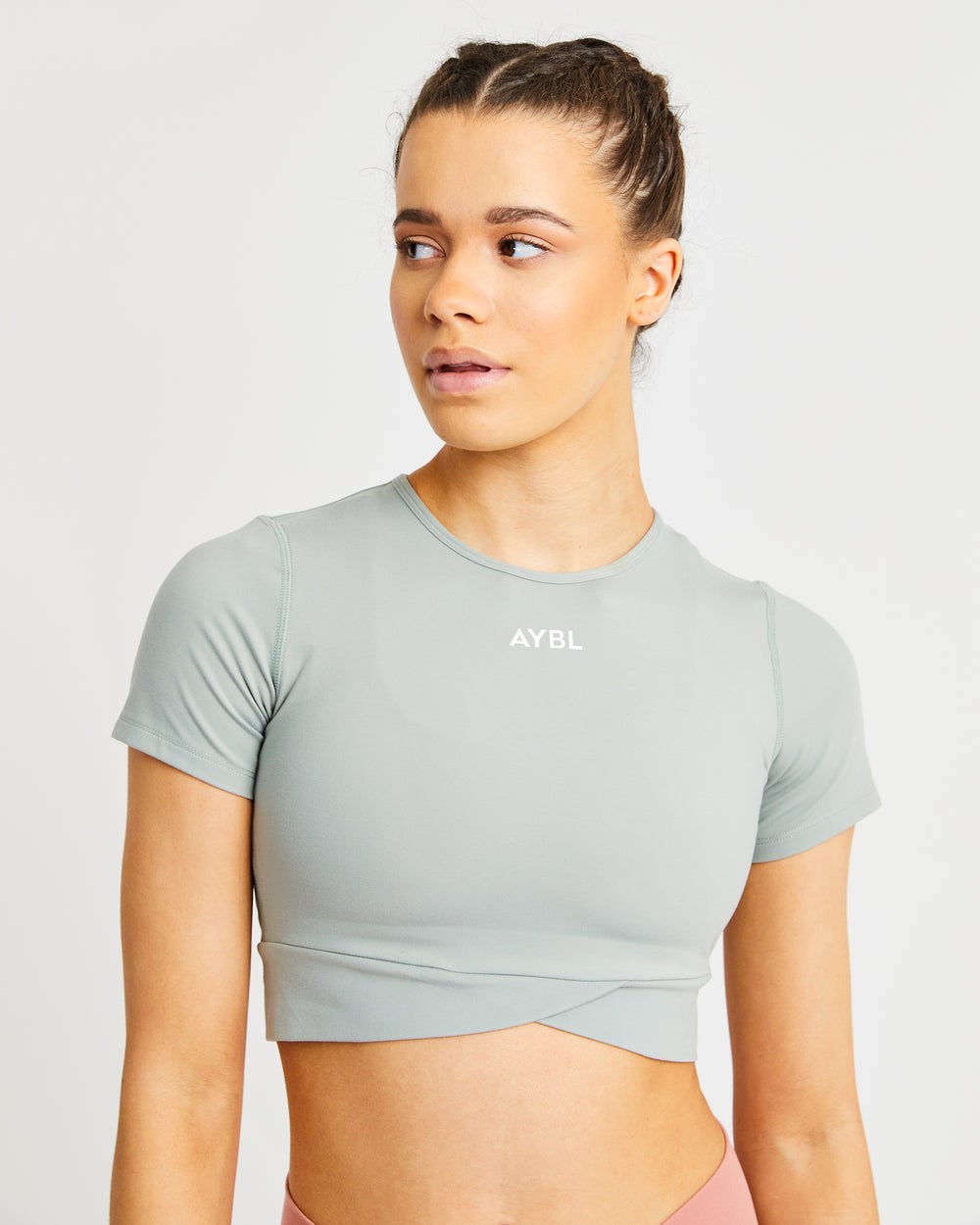 AYBL Flow Crop Top Verde | GQVAN3409