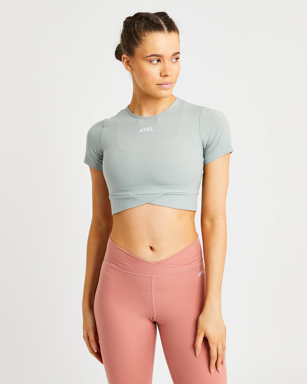 AYBL Flow Crop Top Verde | VDXQO0912