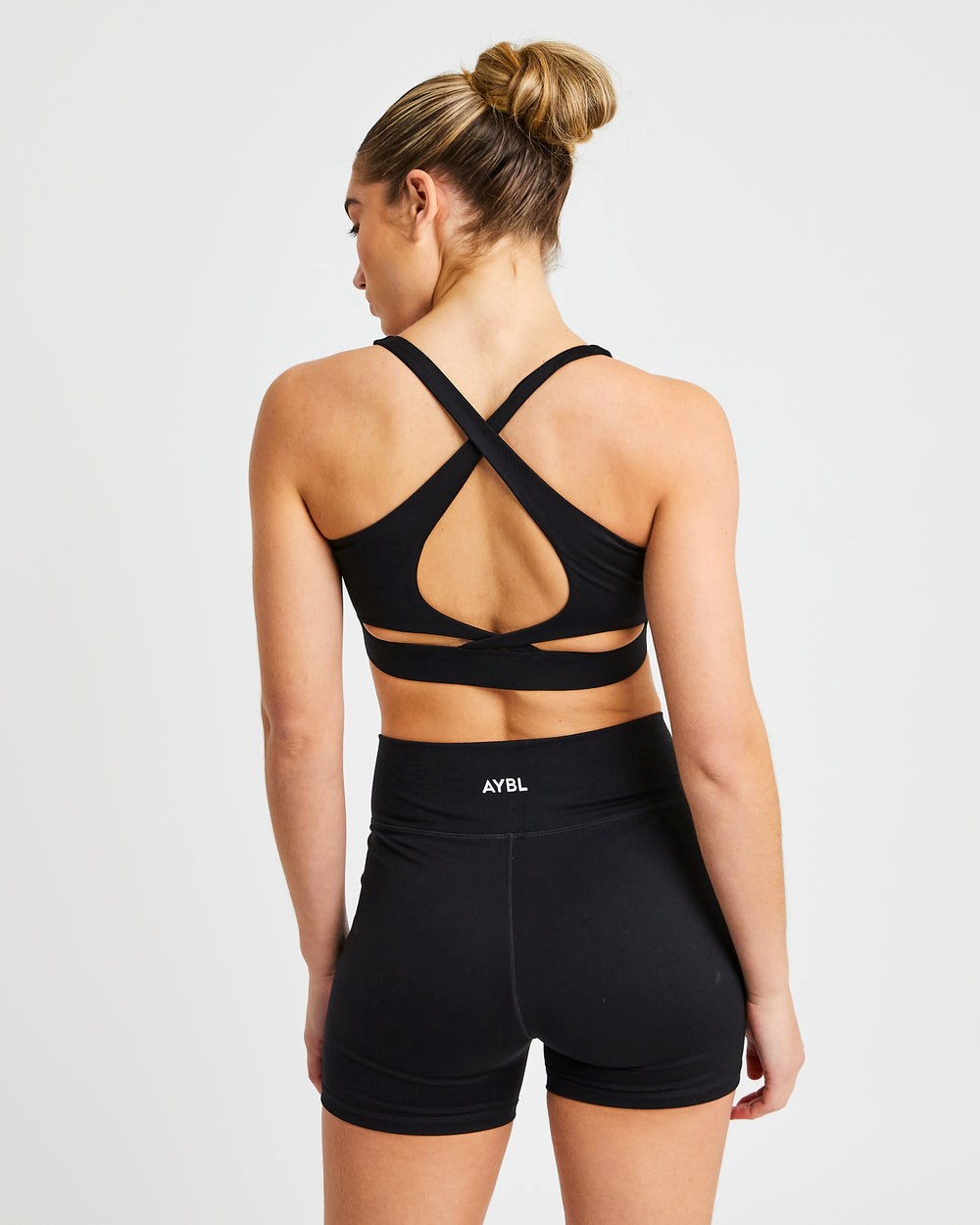 AYBL Flow Sports Bra Negras | DSXTA6420