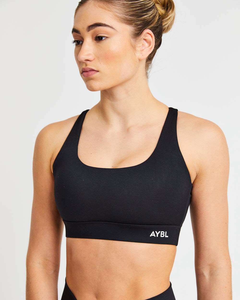 AYBL Flow Sports Bra Negras | DSXTA6420