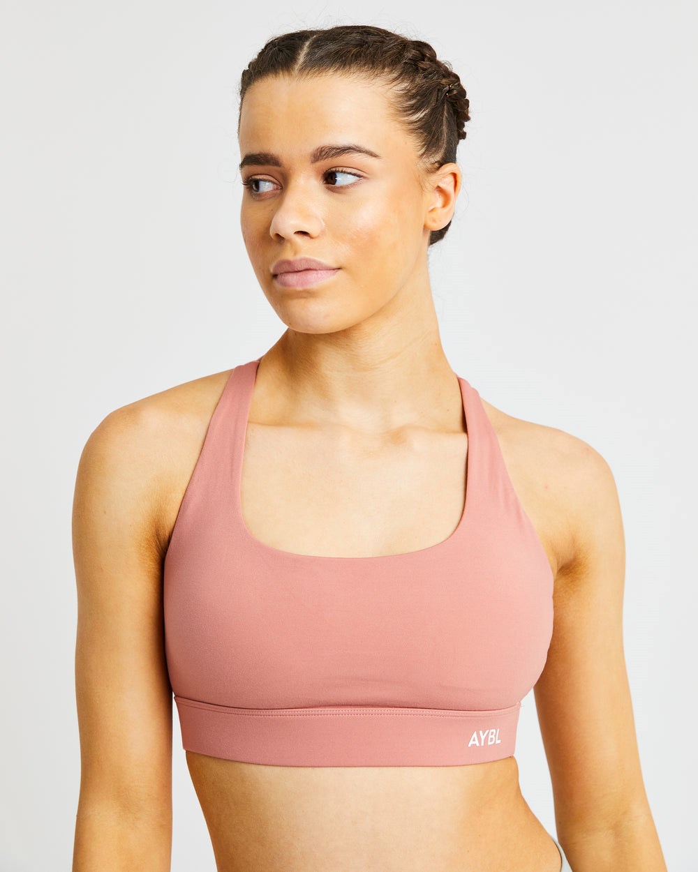 AYBL Flow Sports Bra Rosas | LXBMU8956