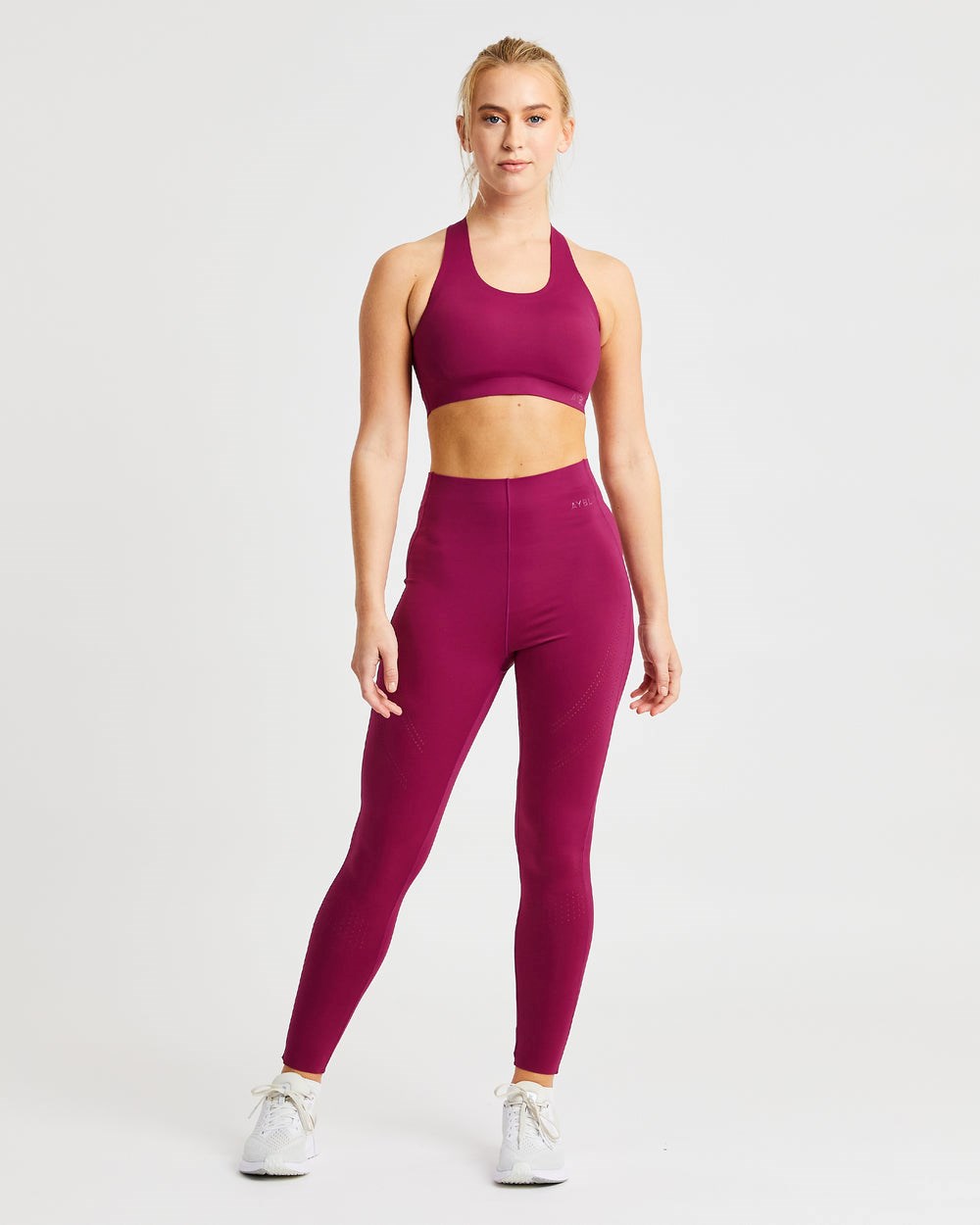 AYBL Fusion Leggings Berry Wine | UJOZQ5329