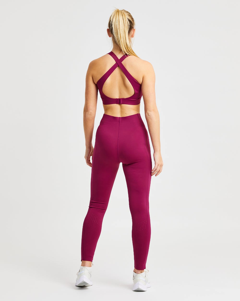 AYBL Fusion Leggings Berry Wine | UJOZQ5329