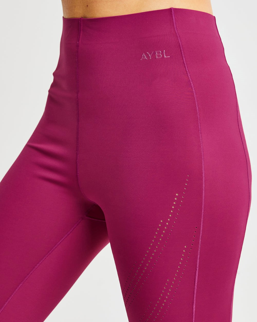 AYBL Fusion Leggings Berry Wine | UJOZQ5329