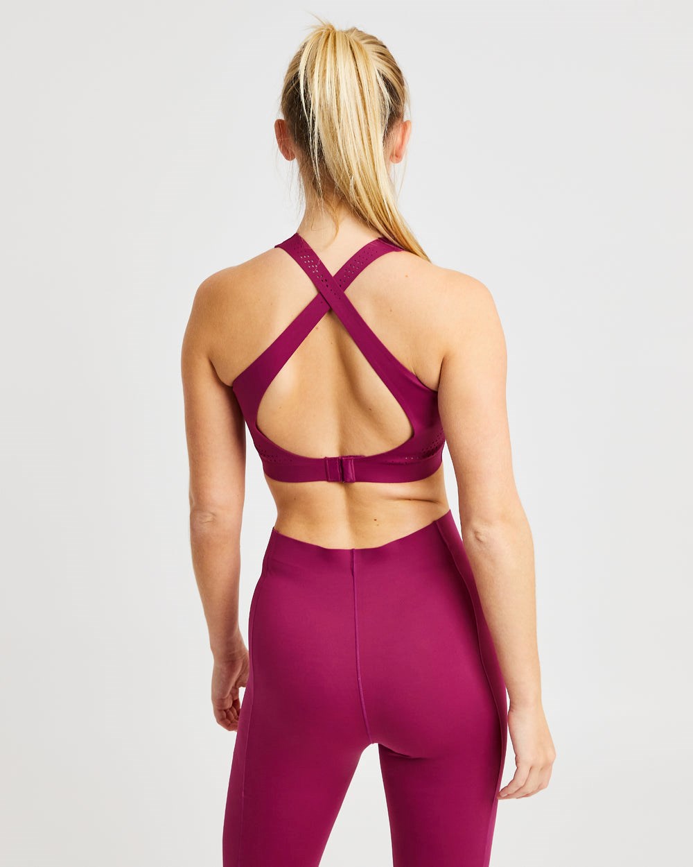 AYBL Fusion Sports Bra Berry Wine | PDZRY9350