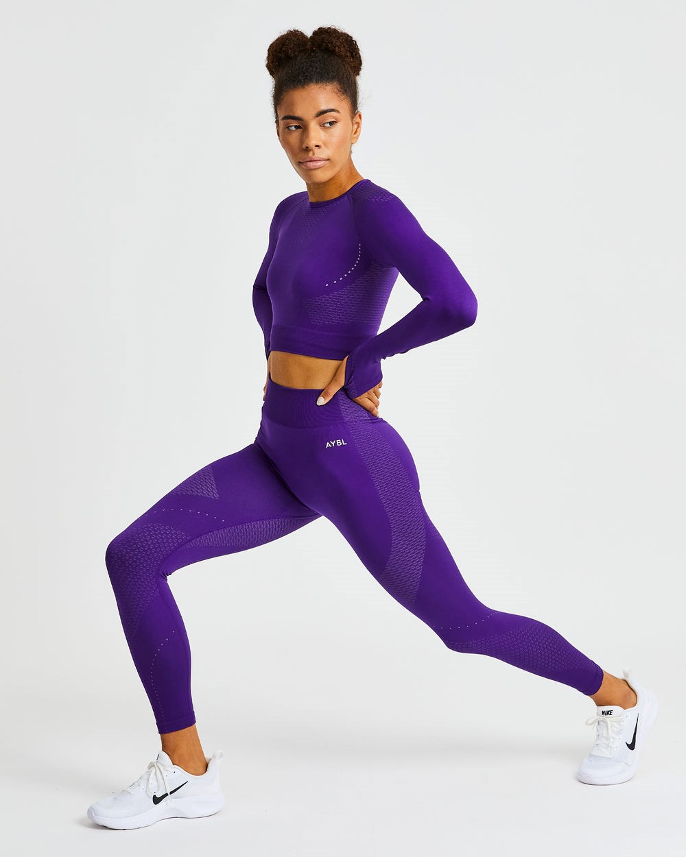 AYBL Ignite Seamless Leggings Moradas | XDPBE4923